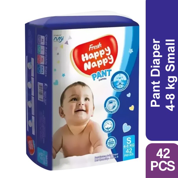 Happy Nappy Pants Diaper 42pcs S