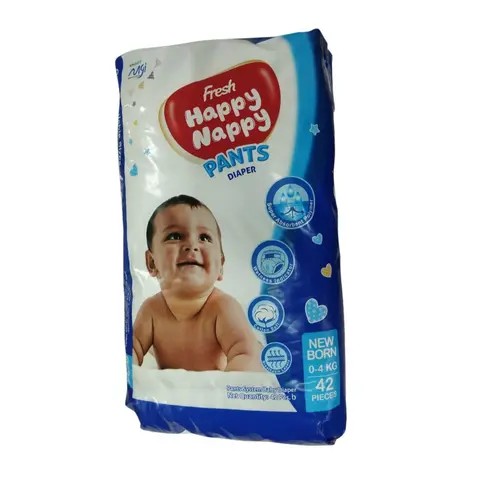 Happy Nappy Pants Diaper 42pcs New Born