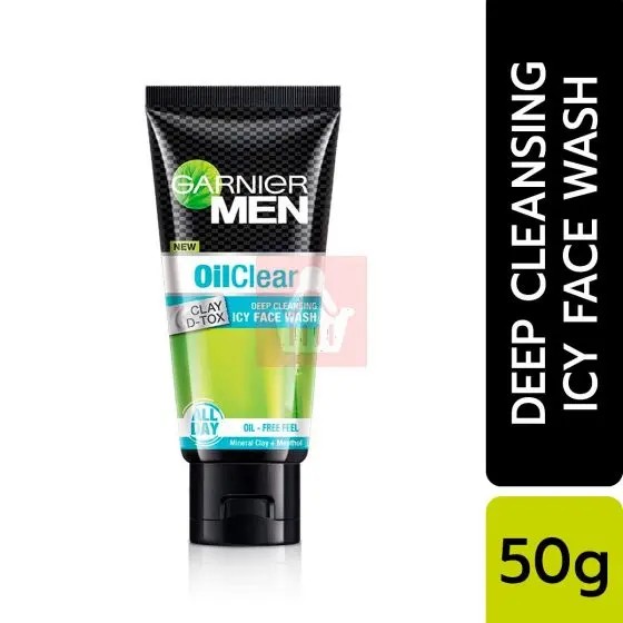 Garnier men oil clear face wash