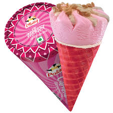Polar Strawberry cone