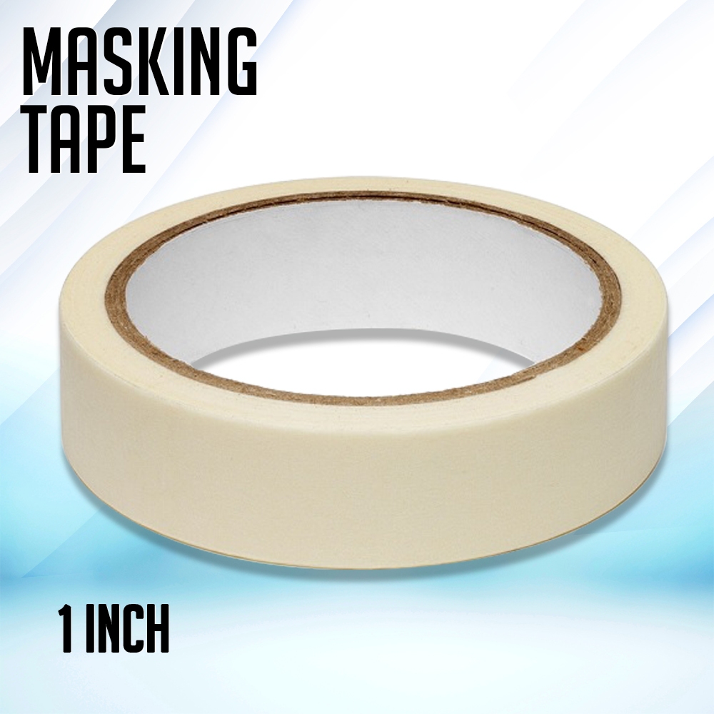 packaging tape masking 1" x 4" 17Y