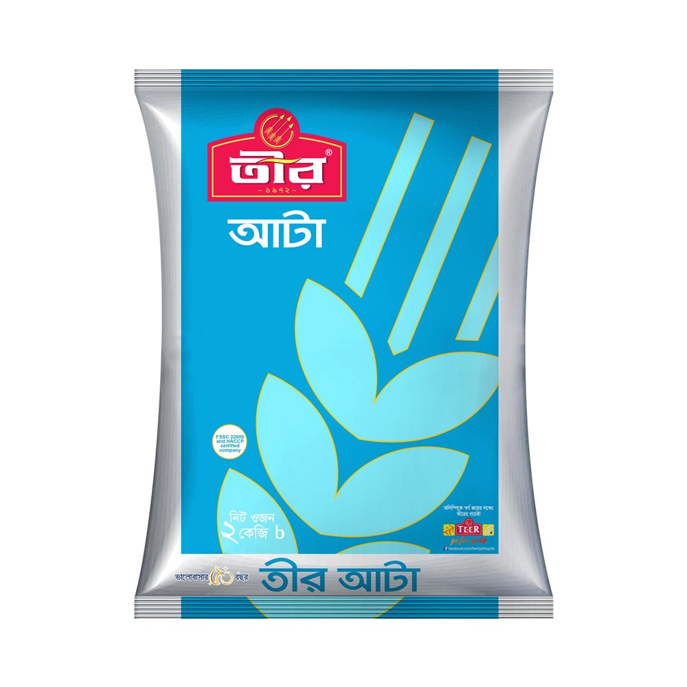 Teer whole wheat atta 2kg
