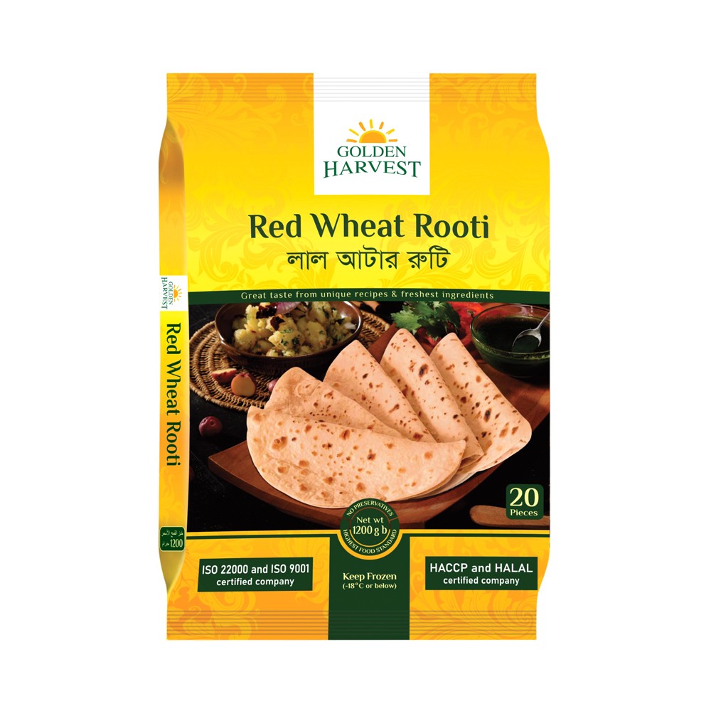 Golden harvest red wheat rooti 20 pcs